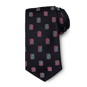 Stanford University All-Over Logo Tie